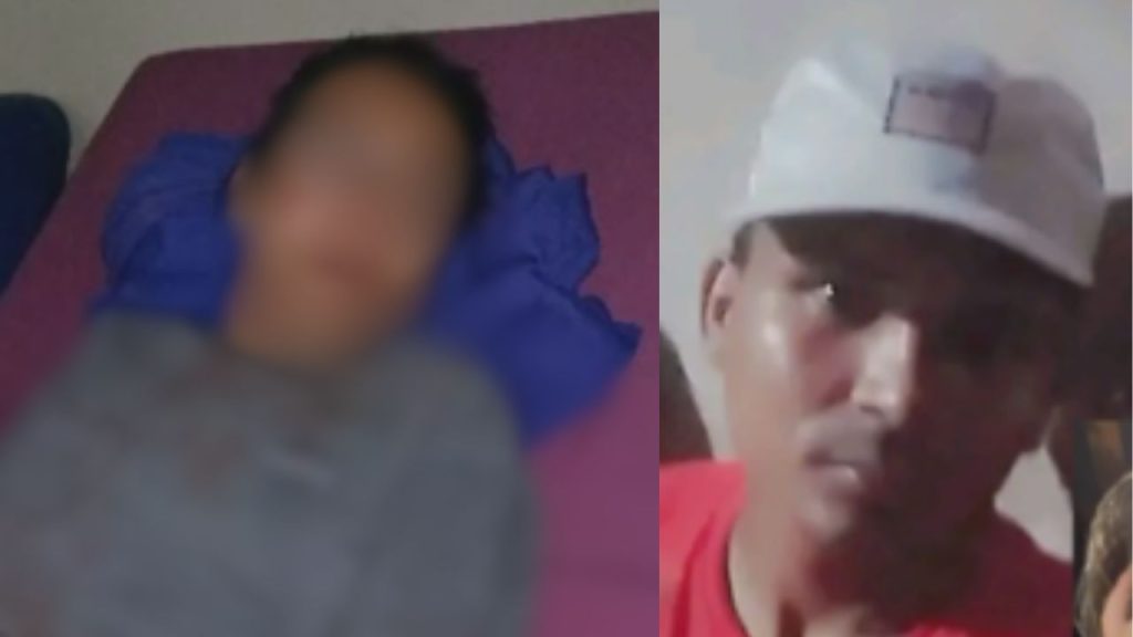 Veja: Valentão deixa a esposa com rosto inchado após socos em Coari