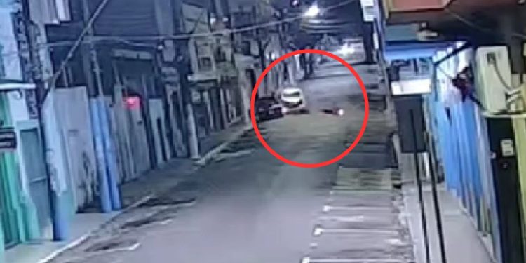 Imagens mostram acidente que matou vigilante no Centro de Manaus; assista