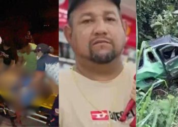 Após bater em moto com mulheres e criança, homem perde o controle e morre em acidente em Itacoatiara