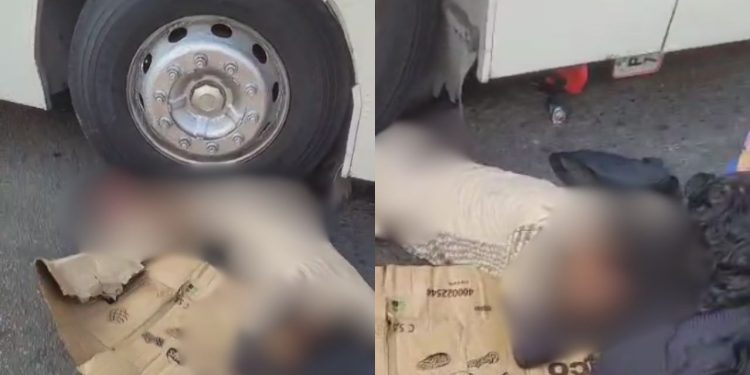 Vídeo forte: Pernas de motociclistas são esmagadas por ônibus no Novo Israel