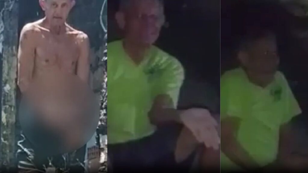 vídeo mostra homem no tribunal do crime por pegar no 'bilau' diante de mulheres em Manaus