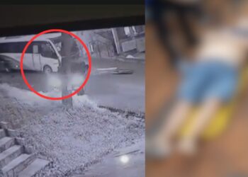 Veja o momento da colisão entre carro e micro-ônibus que matou idoso de 67 anos em Manaus