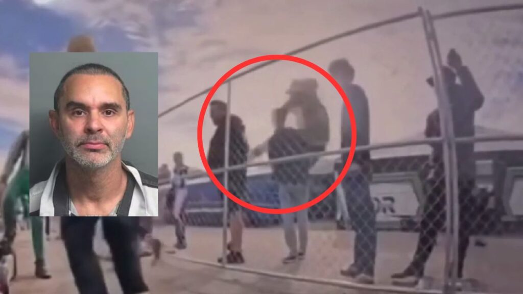 Vídeo mostra momento em que ex-piloto amazonense dá voadora em corrida de kart nos EUA