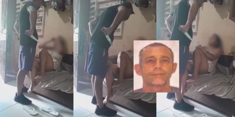 "Quer morrer": vídeo mostra pai que matou o filho de 3 anos ameaçando a ex com faca em Manaus