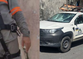 Vídeo: Equipe da Amazonas Energia sofre ataque ao apurar ligação clandestina em Manaus