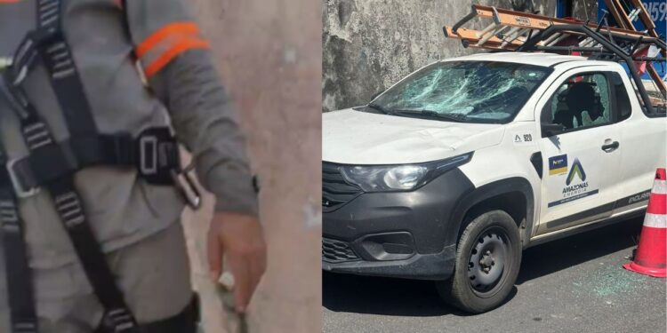 Vídeo: Equipe da Amazonas Energia sofre ataque ao apurar ligação clandestina em Manaus