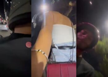 De moto, jovem filma o próprio roubo em avenida de Manaus