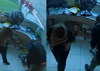 Veja: Disparo acidental em guarita quase atinge pessoa em condomínio de Manaus