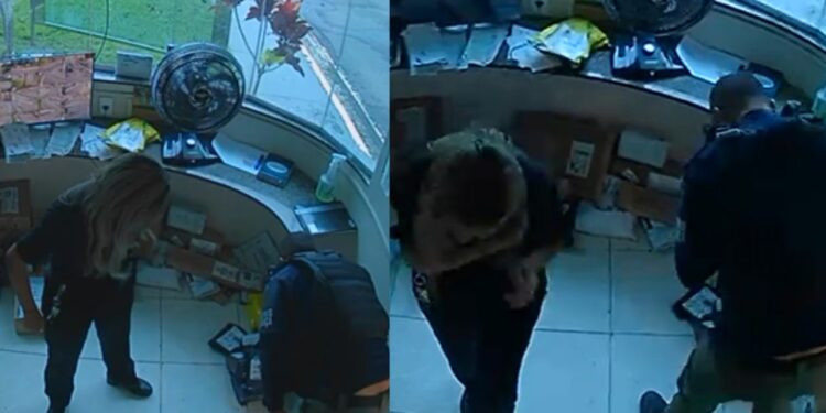 Veja: Disparo acidental em guarita quase atinge pessoa em condomínio de Manaus