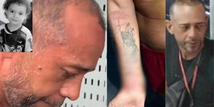 Veja: Pai que matou o filho de 3 anos tentou se disfarçar de morador de rua e c0rt0u os braços