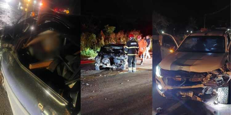Na BR-174, motorista realiza ultrapassagem, bate em S10 e morre