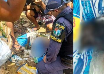 Crueldade: Recém-nascida é encontrada dentro de saco em lixão no interior do Amazonas