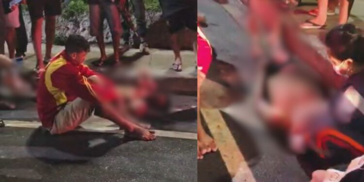 Vídeo: Dupla tenta arrombar casa, moradores percebem e capturam suspeitos na ‘p0rrada’ em Manaus