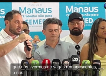 Coletiva: Reinauguração da creche municipal Tude Moutinho da Costa