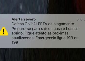 Atenção! Alerta para temporais e alagamentos com previsão até ás 18h, informa Defesa Civil