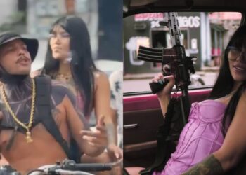 Antes de ser morta por vigilante, Alana gravou clip ostentando armas em Manaus; veja