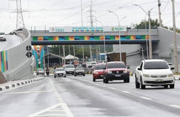 Obras viárias melhoram o trânsito e a mobilidade em manaus