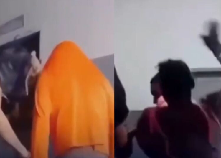 "Vag4bund4gem tua": Mãe dá tapas no filho preso por roubo de celulares; veja o vídeo