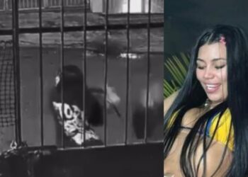 Vídeo mostra Alana brigando com vigilante dias antes de ser morta no bairro Betânia