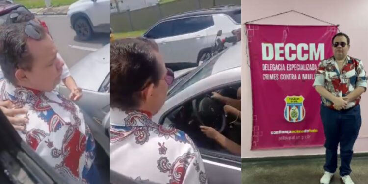 Advogado que brigou com policiais em Manaus é gravado discutindo com mulher no trânsito