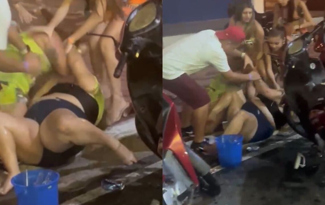"Para, Letícia": Blindadas trocam socos em baile de Carnaval em Parintins