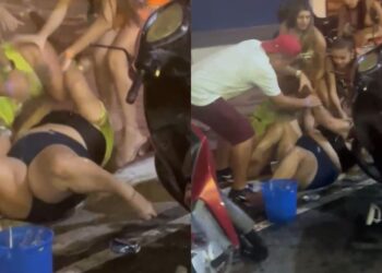 "Para, Letícia": Blindadas trocam socos em baile de Carnaval em Parintins