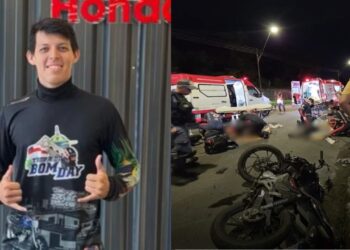 Colisão entre motos tira a vida de entregador na avenida Nilton Lins