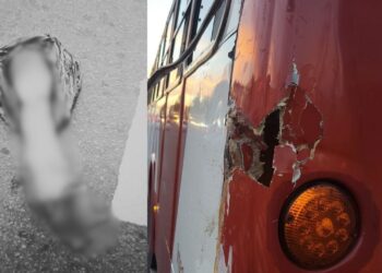 Passageiro fica sem o braço ao colocá-lo para fora durante disputa entre amarelinhos