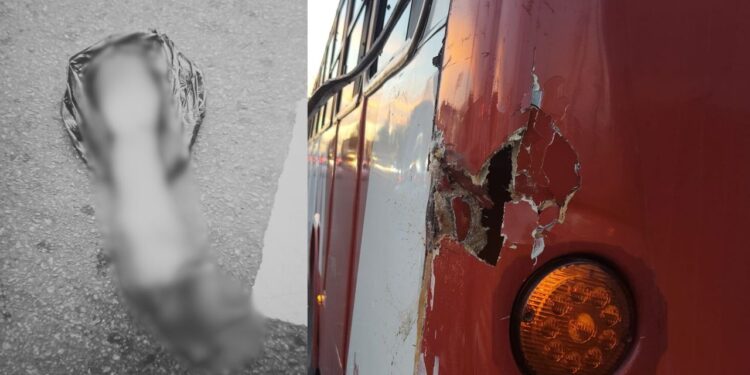 Passageiro fica sem o braço ao colocá-lo para fora durante disputa entre amarelinhos