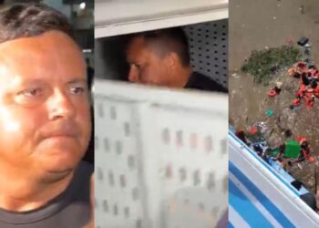 “Prende ele”: Comandante da lancha que naufragou é hostilizado por parentes de vítimas; vídeo