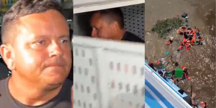 “Prende ele”: Comandante da lancha que naufragou é hostilizado por parentes de vítimas; vídeo