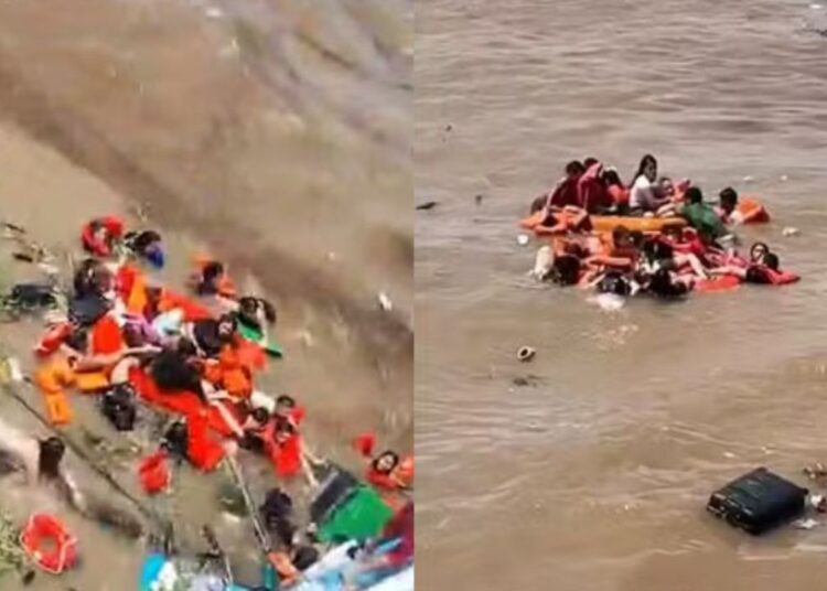 Ao todo, 71 pessoas foram resgatadas e 7 seguem desaparecidas no Encontro das Águas
