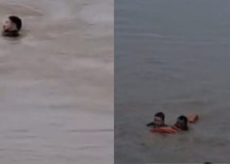 Colisão entre lancha e balsa quase mata vereador de Borba: "Ele tá afundando"
