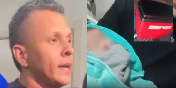 Pai de bebê resgatado em cooler relata perda do pai idoso no naufrágio: "fez 80 anos sábado"