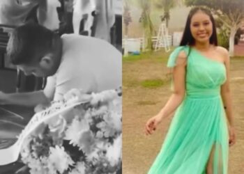 Vídeo mostra pai chorando sobre o corpo da filha que morreu do naufrágio