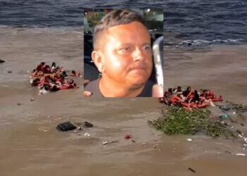 Piloto diz que ventania e ondas fortes causaram naufrágio de lancha no Encontro das Águas