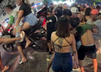 Pancadaria no Carnaval: Vídeo mostra briga na quadra da Reino Unido da Liberdade