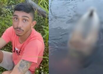 "Tu tá mentindo": vídeo mostra últimos momentos do homem morto por facção em Coari