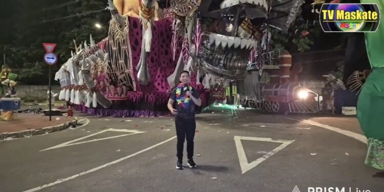 Bastidores dos desfiles das escolas de Samba do Grupo Especial