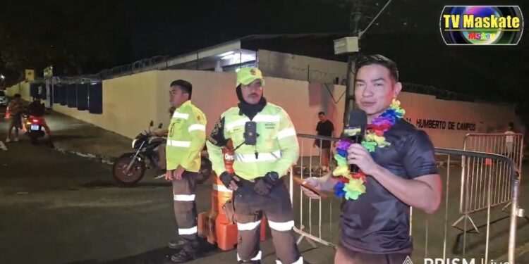 Desvio do trânsito nas redondezas em torno do sambodromo