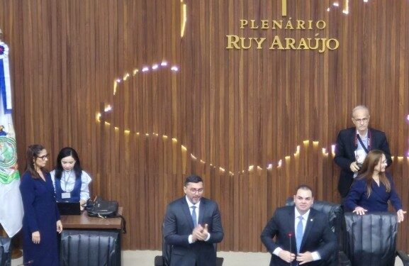 Em tom de despedida,  Wilson Lima  discursou pela última vez, na Aleam