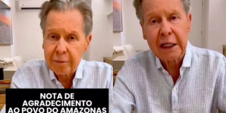 "Estou bem, pronto para qualquer batalha": Arthur Neto tranquiliza amazonense após internação; vídeo