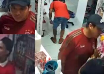 "Brincadeira, é?": Bandidos armados assaltam loja de cosméticos no São José e debocham de vítimas