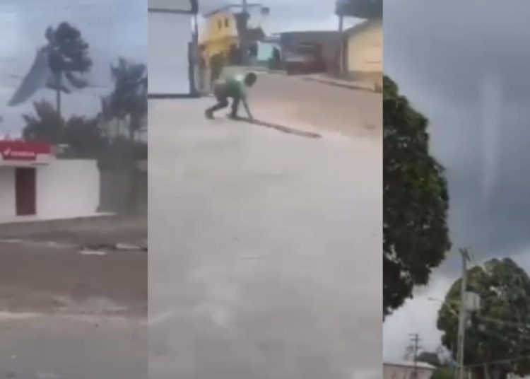 Ventania arranca telhados de casas e assusta moradores no interior do Amazonas