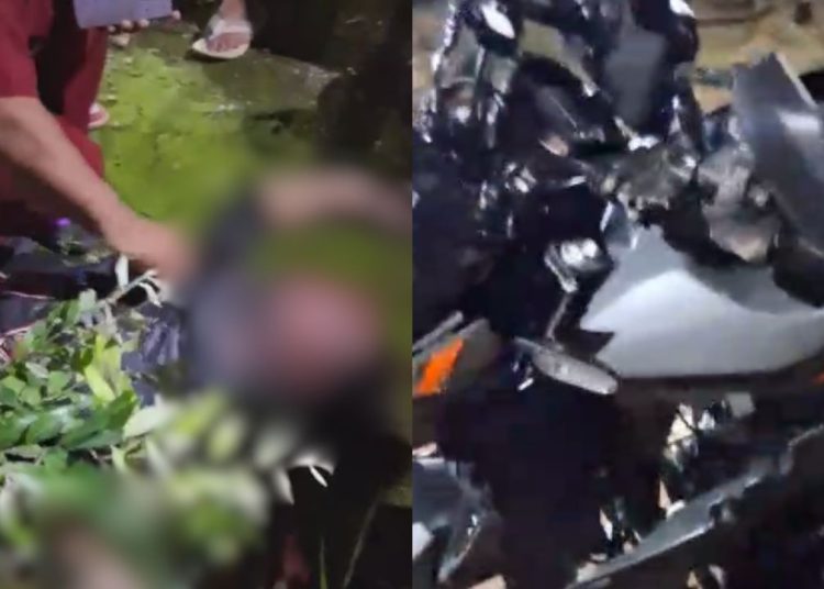 Vídeo: Moto sai de controle, bate em árvore e deixa condutor morto no Nova Cidade