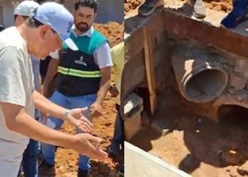 Senador surta com as obras de suas emendas