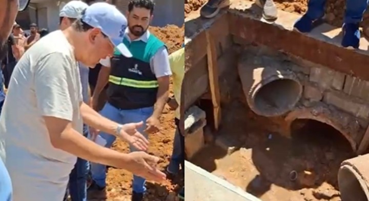 Senador surta com as obras de suas emendas