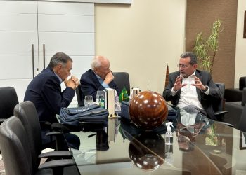 Vice-presidente da Mineração Taboca reúne-se com Antonio Silva