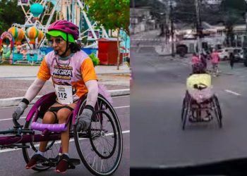 Paratleta atropelada por bêbado em Manaus recebe alta após fraturar clavícula