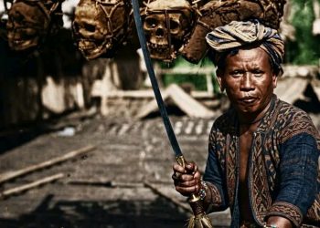 Os caçadores de cabeças e comedores de gente